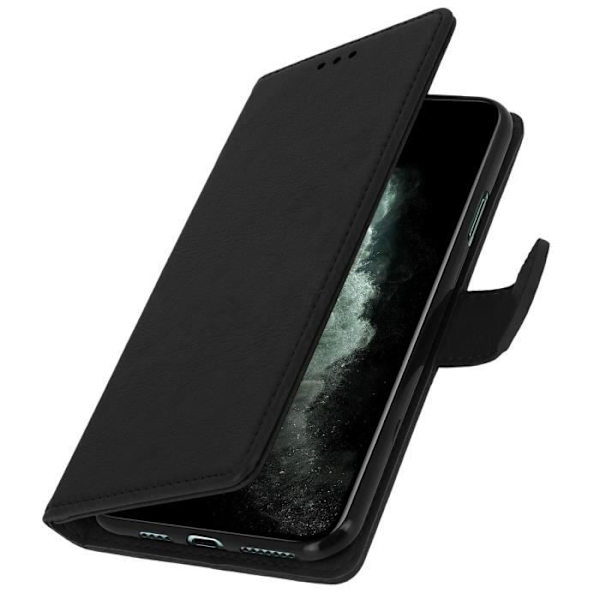 Etui - AVIZAR - iPhone 11 Pro Max - Helhetsfodral - Kortplats - Videostöd - Svart Svart
