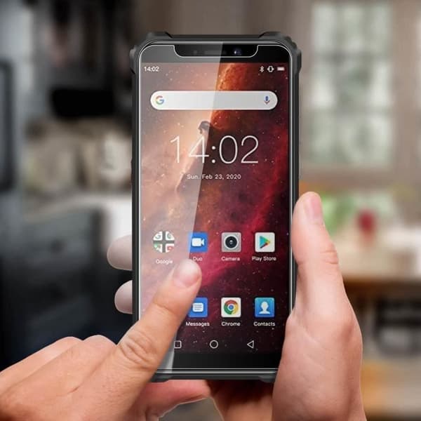 Skyddsglas - IMAK - Oukitel WP5 / WP5 Pro - Härdat glas - Ultrafint - Stötsäkert Vit