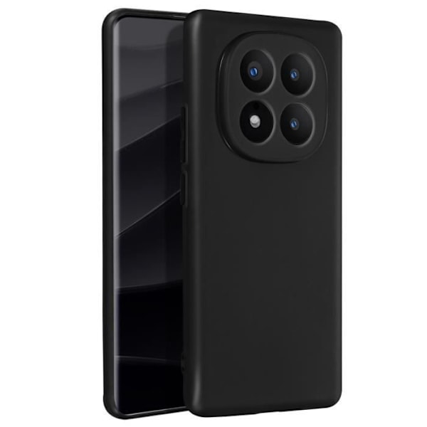 Skyddsfodral för Xiaomi Redmi Note 14 Pro Plus Silikon Mjuk Matt Svart Svart