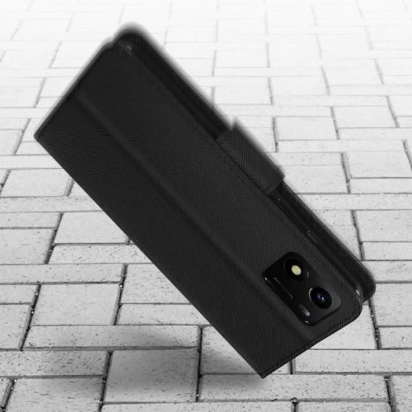 AVIZAR Plånboksfodral till Samsung Galaxy A13 - Svart - Videostödfunktion Svart