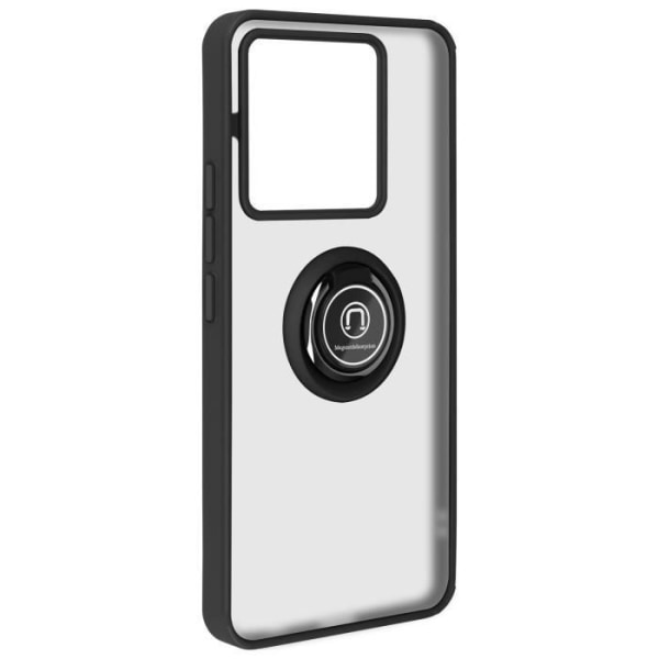 Smartphonefodral - AVIZAR - Redmi Note 13 Pro 5G - Metallring - Stödfunktion - Svart Svart