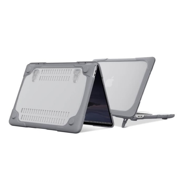 Macbook Pro 13'' 2020 Full Protection Rigid Soft Contour Case Grå