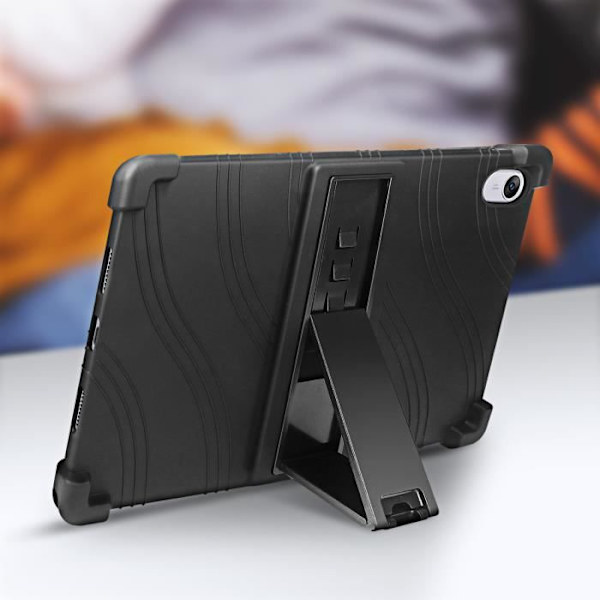 Coque Béquille - AVIZAR - Huawei MatePad 11.5 - Silikon - Svart - Stötsäker Svart