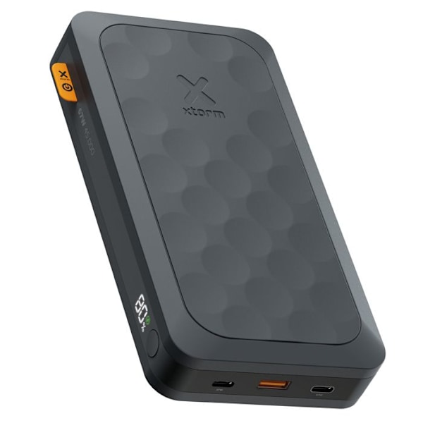 Ulkoakku 45000mAh 67W 2x USB-C + USB-C LED-näyttö Kompakti Xtorm Musta Svart