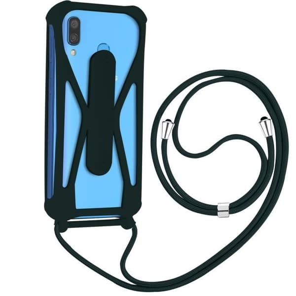 Coque - AVIZAR - Universel - Silikone blød - Stødresistente hjørnebeskyttere - Stativsupport Grön