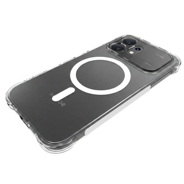 Coque til Honor 600 Stødabsorberende Magnetisk Forstærket Transparent Vit