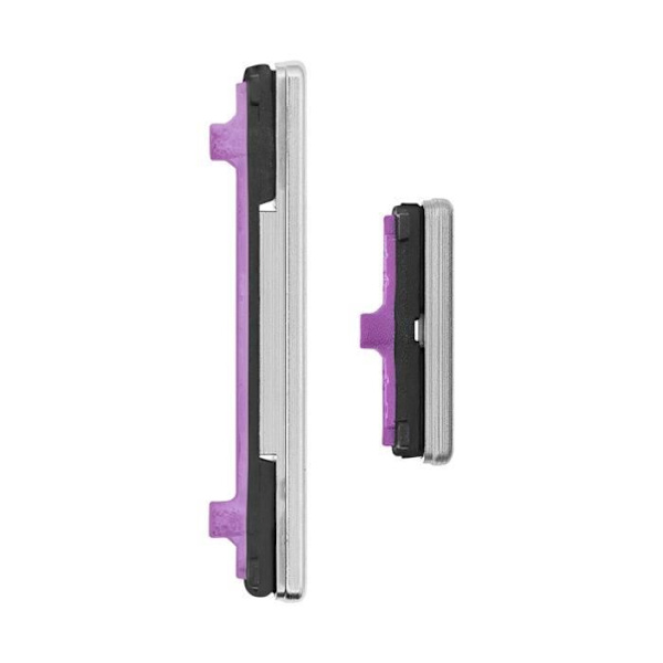 AVIZAR Ström- och volymknapp för Samsung Galaxy S10 och S10 Plus - Vit Vit