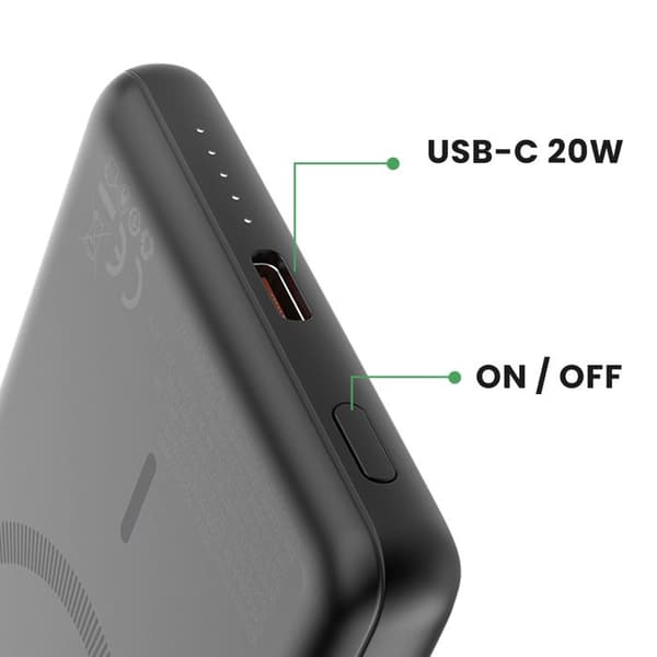 Akashi Nödbatteri Mag Svart