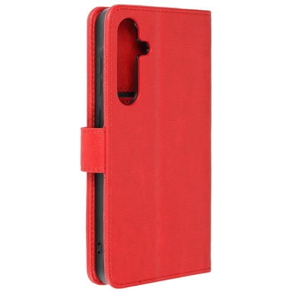 Fodral till Samsung Galaxy A55 5G plånbok och videohållare Röd