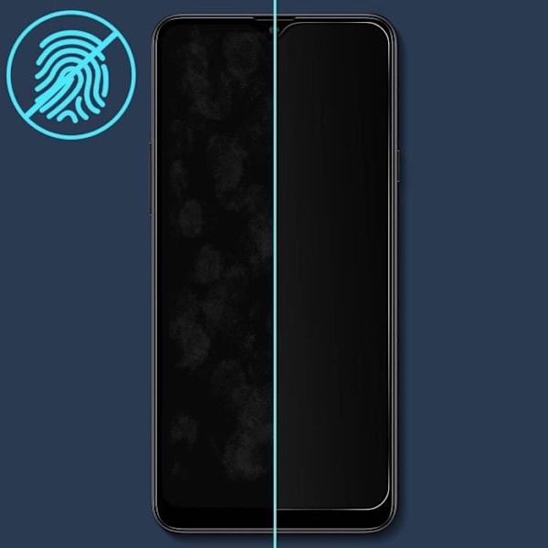 Skärmfilm för Samsung Galaxy A20s härdat glas 9H Fasad Anti-Fingerprint Transparent