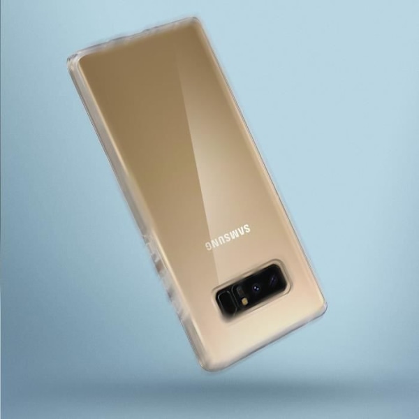 Skyddsfodral - Galaxy Note 8 - Transparent - Silikon - Polykarbonat - Ultra-tunn Transparent