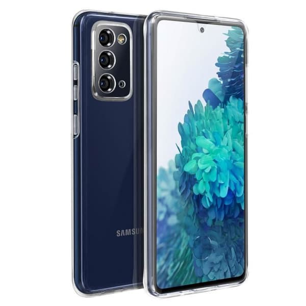 Etui til Samsung S20 FE Hard Back Protection + Transparent Blød Front