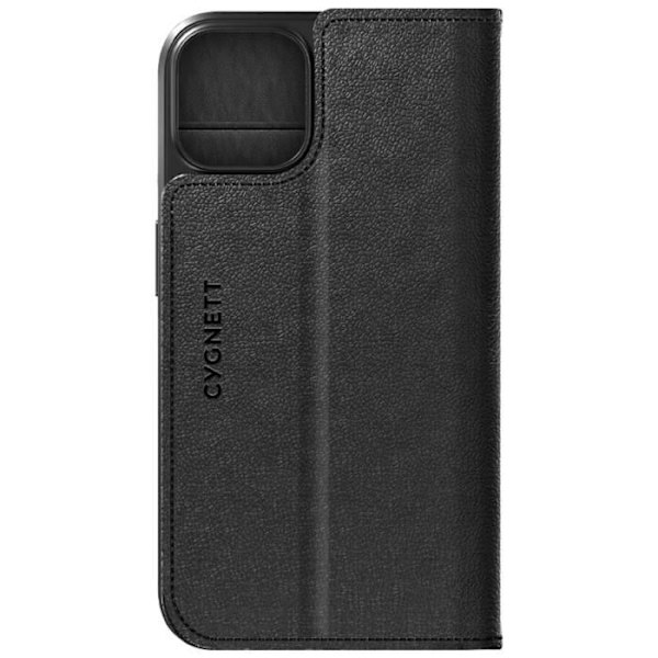 iPhone 15 Plus - Cygnett - Urban Wallet - Musta - Video Tukitoiminto - 3 Osastoa Svart
