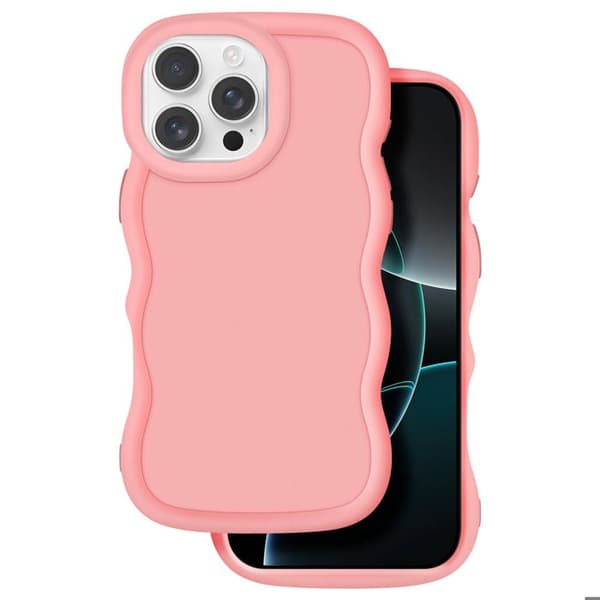 Coque - Candy - iPhone 16 Pro - Silikone Blød - Stødbeskyttelse - Moderne Design Rosa
