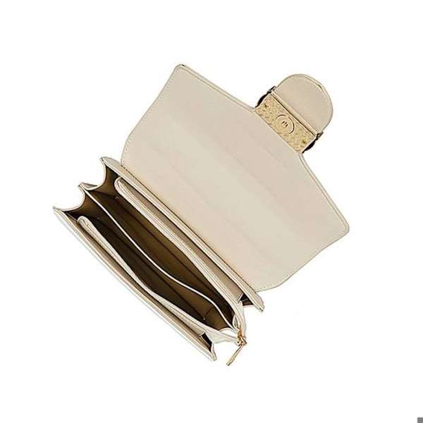Elegant Gallantry Beige Axelsväska för Kvinna Beige