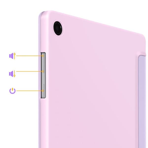 Klapskede til Galaxy Tab A11 Plus med Multi-vinkel støtte og Auto-sleep Tech Protect Lilla Violett