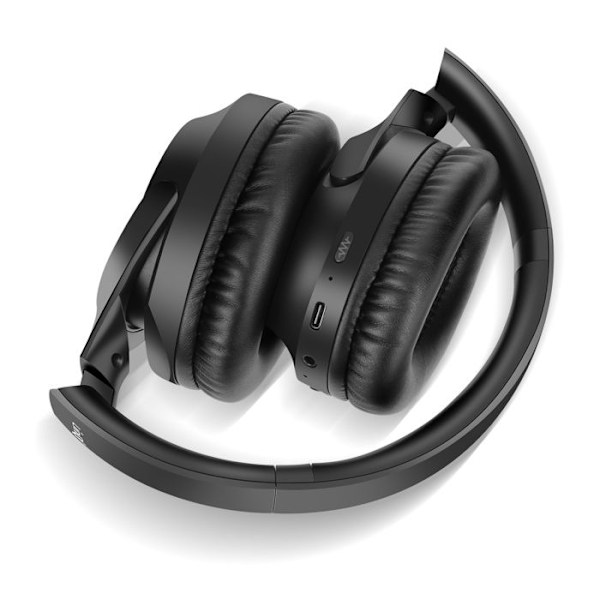 Langaton Bluetooth-kaiutin, jossa on taitettava melusuoja, LinQ musta Svart