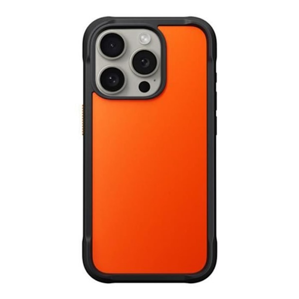 Skal till iPhone 15 Pro Robust Stötsäker och Anti-Fingerprint Nomad Orange Orange