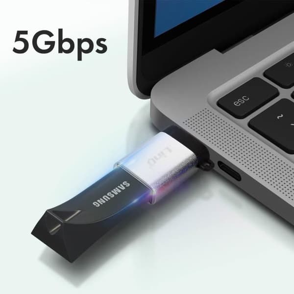 OTG USB-C Adapter - LinQ - USB 3.0 - Mini - Ultra-kompakt - Tilslutter USB-enheder