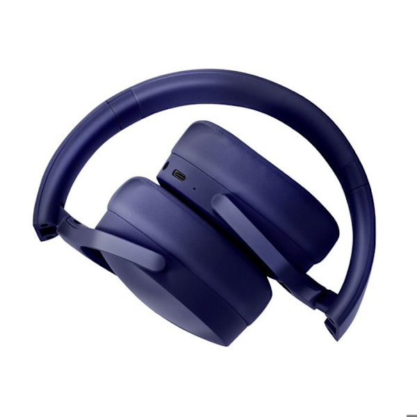 Bluetooth-hörlurar med brusreducering och mikrofon i blått Blå