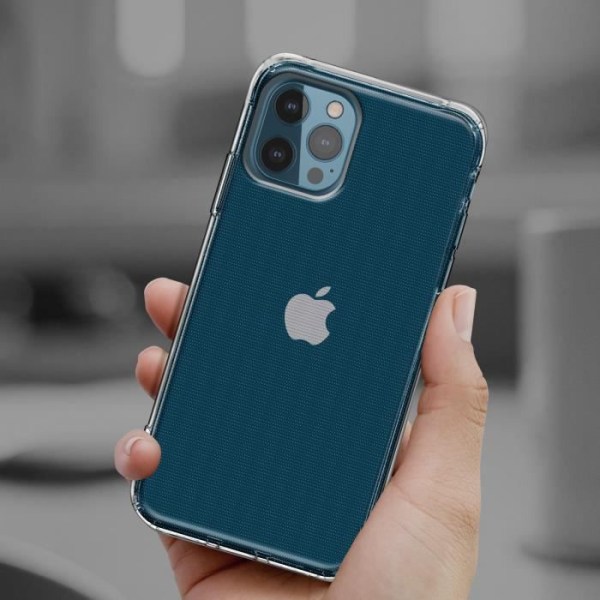 Skyddsskal och Film - Apple - iPhone 12 Pro Max - Mjuk - Härdat Glas 9H - Transparent Transparent