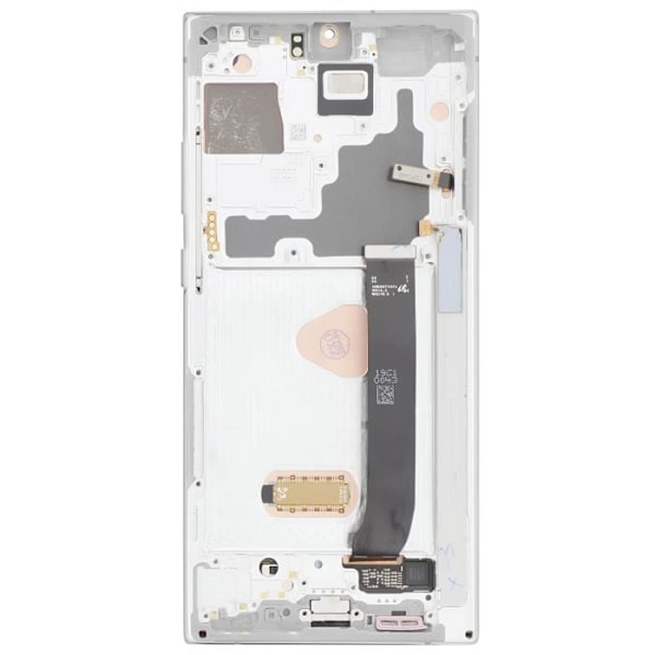 LCD-skærm til Samsung Galaxy Note 20 Ultra Touch Glass og White Relife Chassis Vit