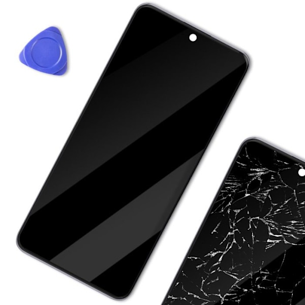 Skärm för Xiaomi Redmi Note 13 Pro Plus LCD + Touch Glass + Xiaomi Purple Chassis Lila