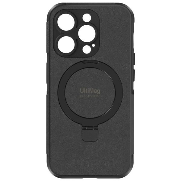 Coque - 4SMARTS - iPhone 15 Pro Max - MagSafe - Video Støtte - Sort Svart