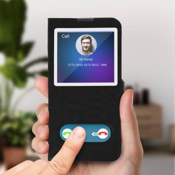 Oplåning til Samsung Galaxy A50 - AVIZAR - Blød Skaft - Fuld Beskyttelse - Stativfunktion - Sort Svart