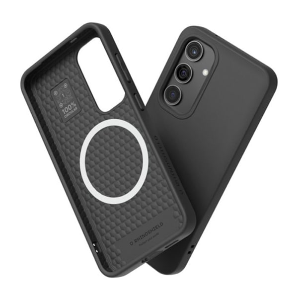 Coque til Samsung Galaxy S24 Magnetisk SolidSuit ShockSpread Rhinoshield Sort Svart