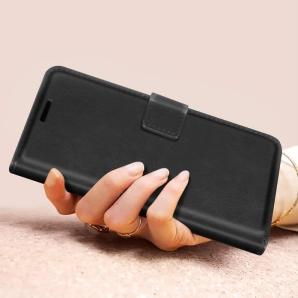 Pung etui til Samsung Galaxy S2 - AVIZAR - Sort - Video support funktion Svart
