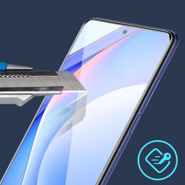 Suojakalvo - AVIZAR - Xiaomi Mi 10T Lite - 9H Karkaistua Lasia - Ultra-ohut - Läpinäkyvä Transparent