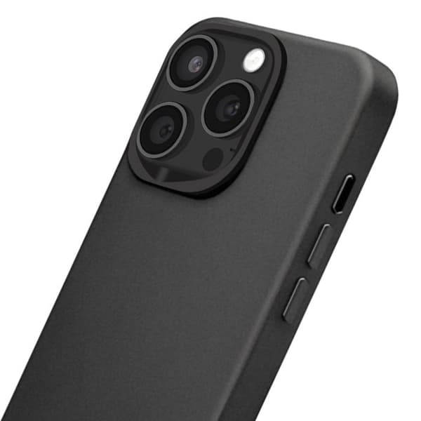"Coque til iPhone 15 Pro Model SolidX Stødabsorberende Trådløs Opladning Kompatibel Rhinoshield Sort" Svart