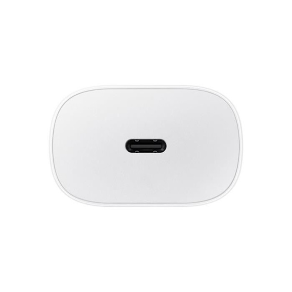Universaali älypuhelimen verkkolaturi USB-C 15W Pikalataus 2A Samsung White Vit