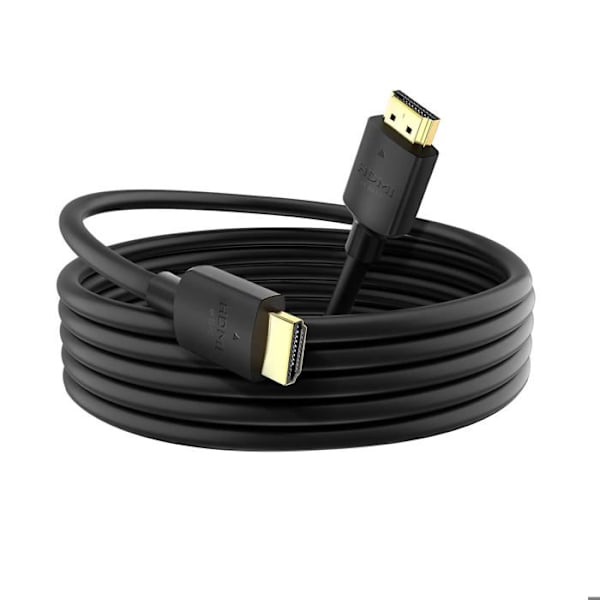 HDMI 2.0 kaapeli 4K 60Hz televisiolle, kullattuja liittimiä, 2m, Swissten, musta