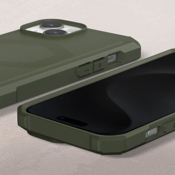 MagSafe Fodral för iPhone 15 Anti-Drop 4,6m Essential Armor UAG Olive Drab