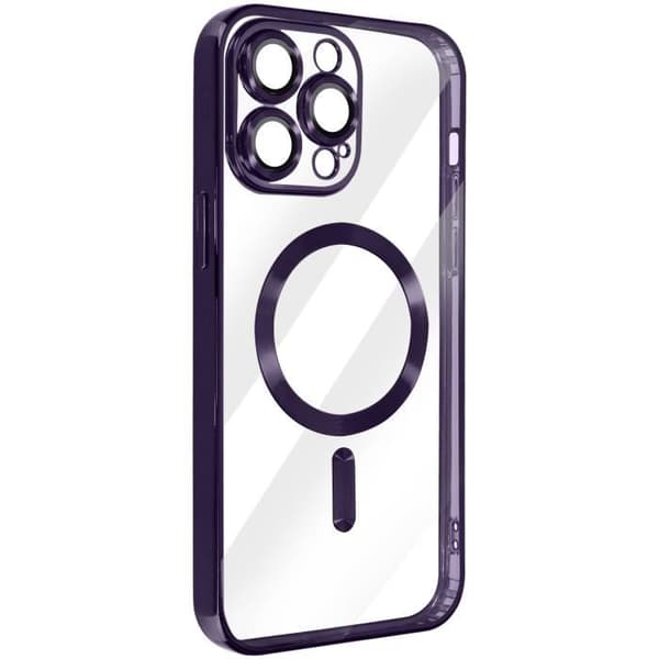 Coque MagSafe - Apple - iPhone 14 Pro Max - Lilla - Silikone - Kromkant Violett