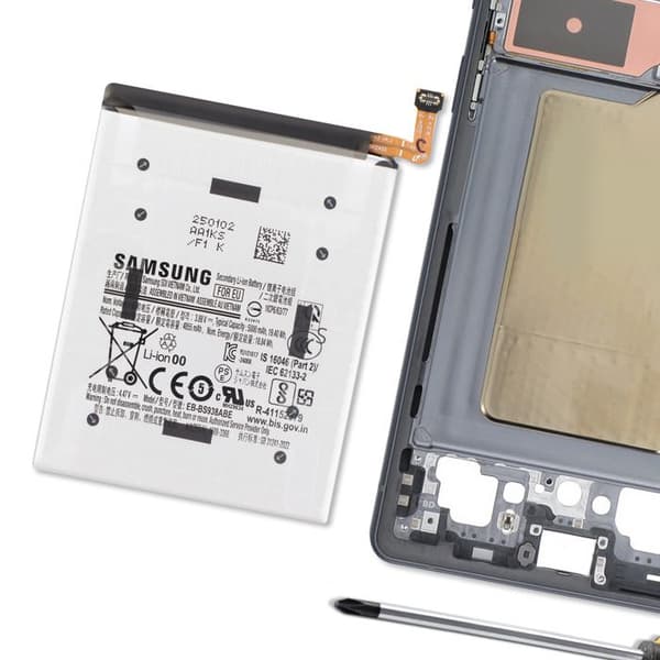 Interna batteri för Galaxy S25 Ultra 5000mAh EB-BS938ABE Original Samsung Vit Vit