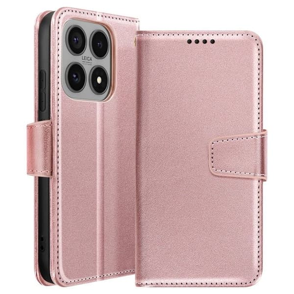 Pungetui til Xiaomi 17 med Foldsupport i Rosé Champagne Ros