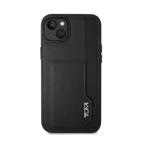 Skyddsfodral för iPhone 14 Kortplats Tumi Svart - Stel - Syntet - Blandad Svart