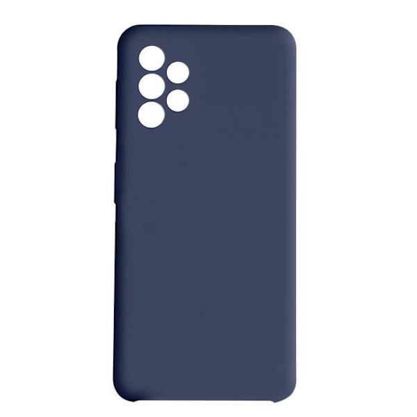 Coque - Samsung - Galaxy A72 - Halvstyv silikon - Daglig skydd - Mörkblå Midnattsblå