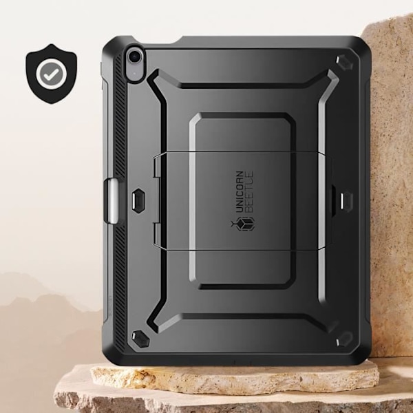 Full Body Cover til iPad Air 13 2024 Stødsikker med Kickstand Support Supcase Sort Svart