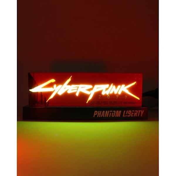 Cyberpunk Wireless Neon Night Light Phantom Liberty Edition Uppladdningsbar NEAMEDIA ICONS Multicolor