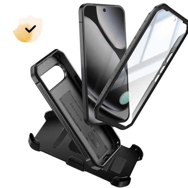 Fuld Cover til Google Pixel 10 Pro XL MagSafe Unicorn Beetle Pro Serie Supcase Sort Svart