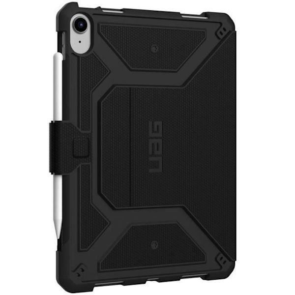 Tablet cover wallet - UAG - Metropolis - iPad 10.9 (2022) - Black - Unisex - Compatible case sort