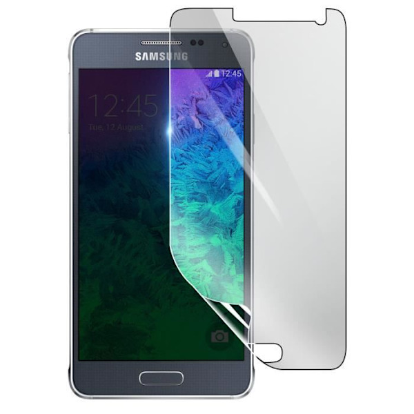 Suojakalvo - 3MK - Samsung Galaxy Alpha - Iskunkestävä Hydrogeeli - Läpinäkyvä - Naarmuuntumaton Transparent