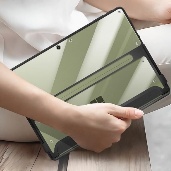Coque Antichoc - AVIZAR - Surface Pro 9 - Sort - Bækken indbygget - Hårdfører polycarbonat Svart