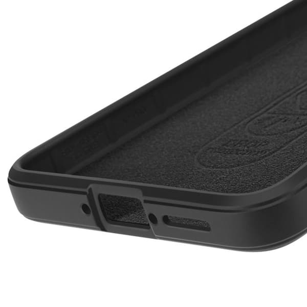 Stødabsorberende Cover - AVIZAR - Poco X7 Pro - Sort Silikone - Teksturdesign - Nem Installation Svart