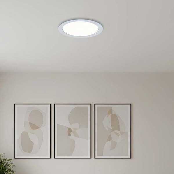 LED-panel - AVIZAR - 6W Rund Ø11,7 cm - Inbyggd - 50 000 h - Vit Vit