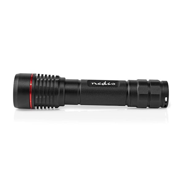 Lampblix LED 10W 1000lm IPX7 Räckvidd 200m Uppladdningsbar USB-C Nedis Svart Svart